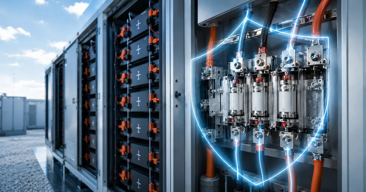 Battery Rack Fuse Protection | BESS DC Guide