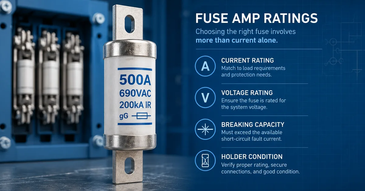 Fuse Amp Ratings | Selection Guide